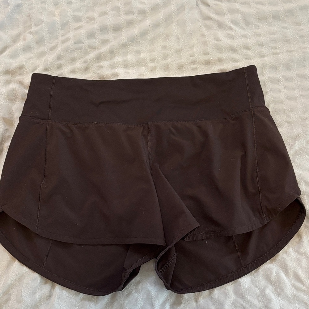 lululemon athletica Black Women’s Athletic Running Shorts - Picture 2 of 3